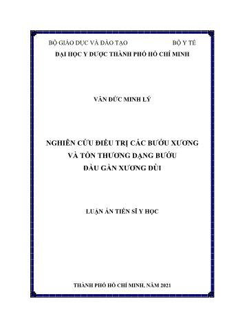 Luận án Nghiên cứu điều trị các bướu xương và tổn thương dạng bướu đầu gần xương đùi