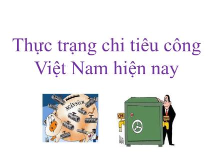 Báo cáo Thực trạng chi tiêu công Việt Nam hiện nay